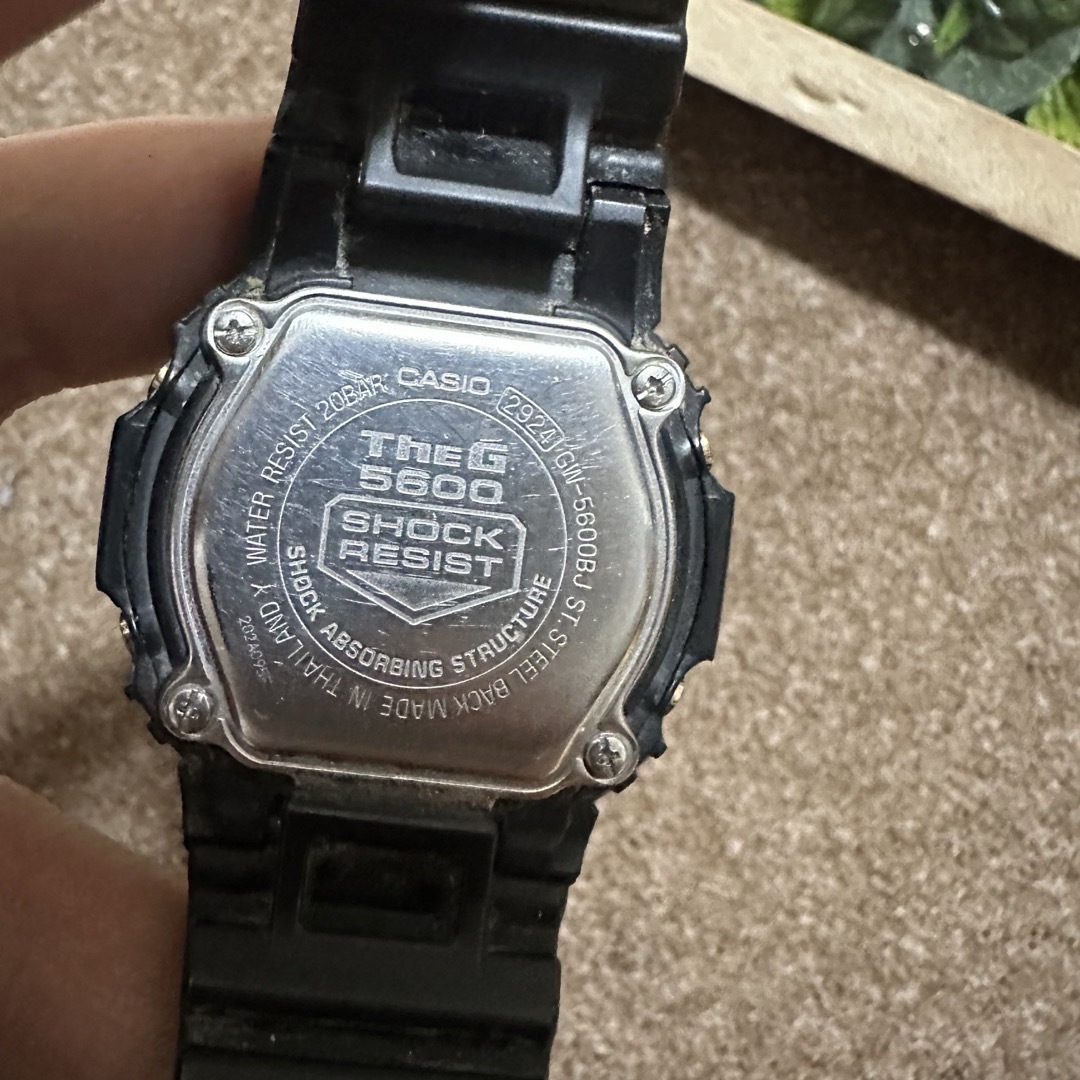 G-SHOCK(ジーショック)のG-SHOCK 電波ソーラーgw5600bj 腕時計 ブラック メンズの時計(腕時計(デジタル))の商品写真