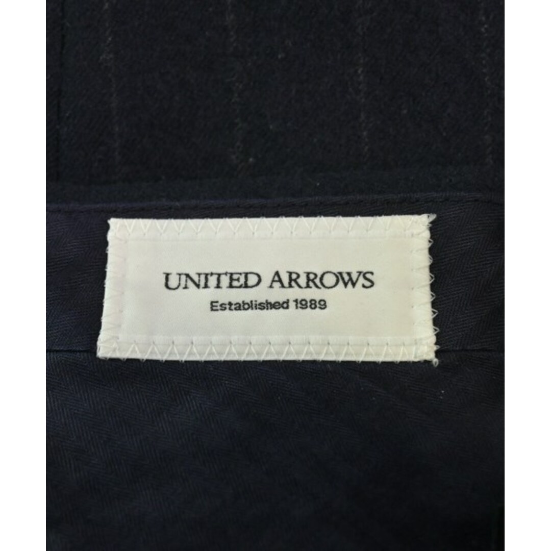 UNITED ARROWS(ユナイテッドアローズ)のUNITED ARROWS スラックス 46(M位) 紺x白(ストライプ) 【古着】【中古】 メンズのパンツ(スラックス)の商品写真