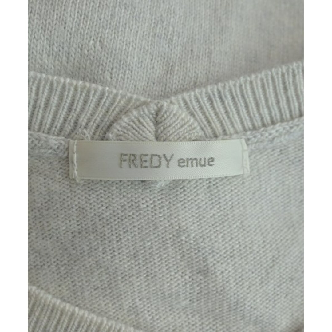 fredy emue(フレディエミュ)のfredy emue フレディエミュ ワンピース 38(M位) ライトグレー 【古着】【中古】 レディースのワンピース(ひざ丈ワンピース)の商品写真