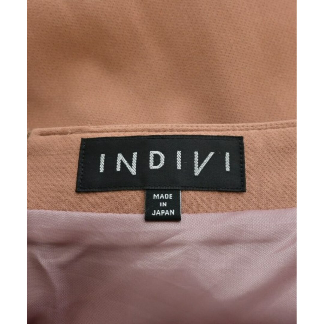 INDIVI(インディヴィ)のINDIVI ロング・マキシ丈スカート 36(S位) ピンクベージュ系 【古着】【中古】 レディースのスカート(ロングスカート)の商品写真