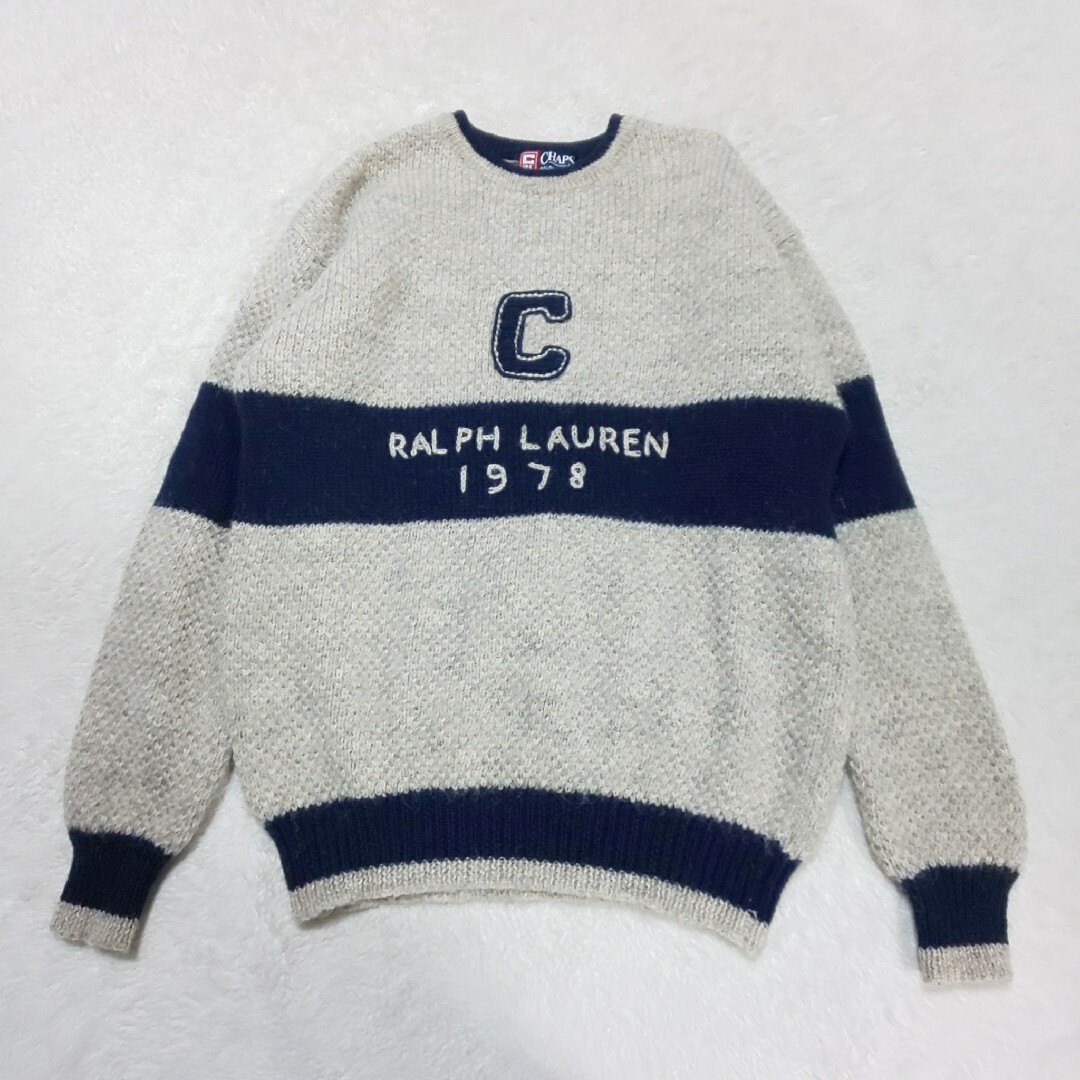 CHAPS - 【極希少/美品】Chaps RALPH LAUREN ビンテージニット 刺繍