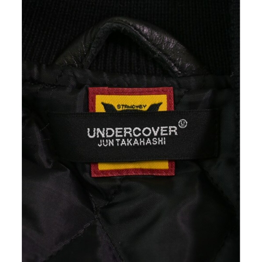 UNDERCOVER(アンダーカバー)のUNDER COVER アンダーカバー スタジャン S 黒 【古着】【中古】 メンズのジャケット/アウター(スタジャン)の商品写真