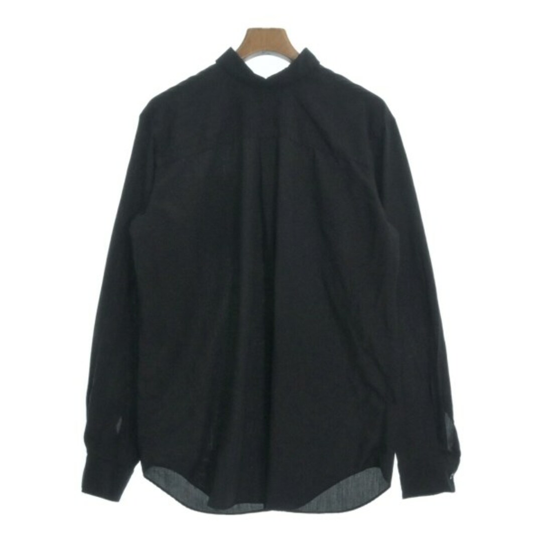 BLACK COMME des GARCONS(ブラックコムデギャルソン)のBLACK COMME des GARCONS カジュアルシャツ M 黒 【古着】【中古】 メンズのトップス(シャツ)の商品写真