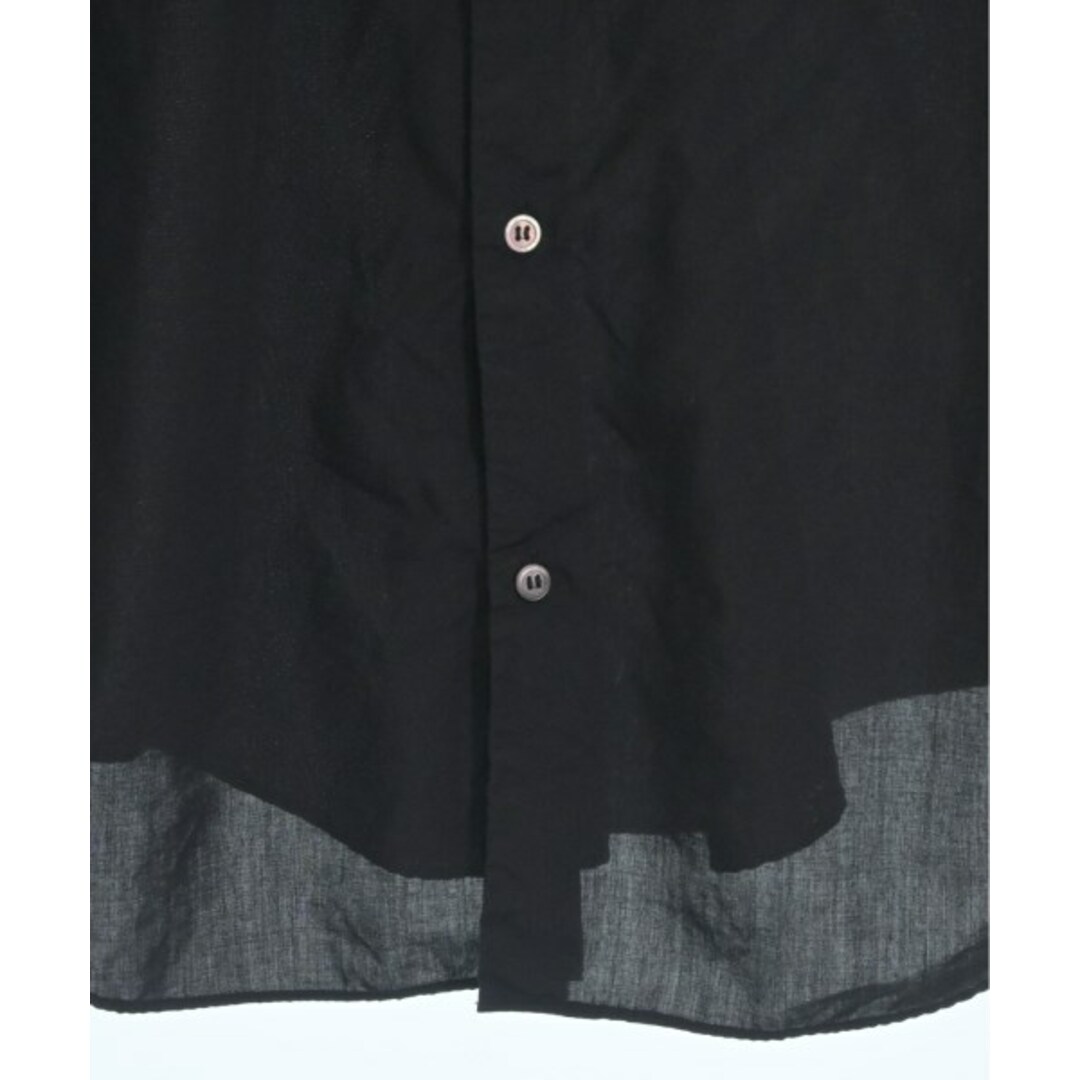 BLACK COMME des GARCONS(ブラックコムデギャルソン)のBLACK COMME des GARCONS カジュアルシャツ M 黒 【古着】【中古】 メンズのトップス(シャツ)の商品写真