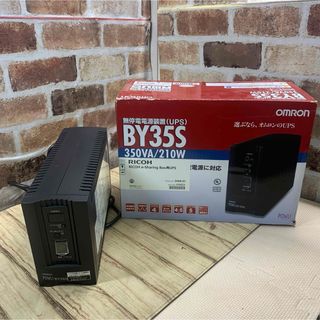 オムロン 無停電電源装置UPS  350VA／210W BY35S(PC周辺機器)