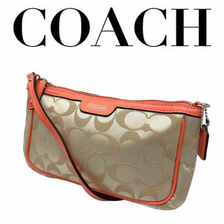 コーチ(COACH)の未使用品　COACH コーチ　s10 ミニハンドバッグ　アクセサリーポーチ(ハンドバッグ)