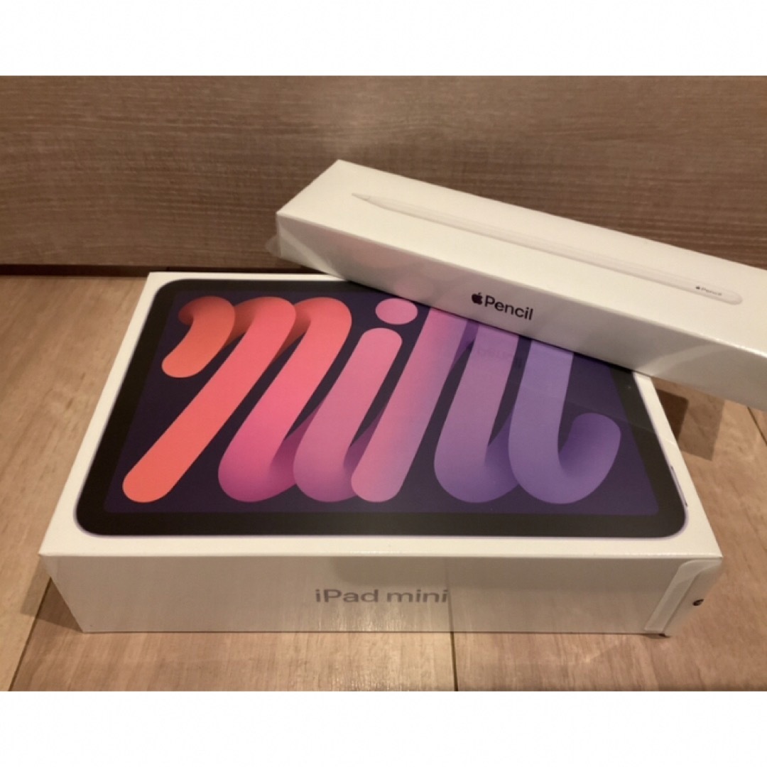 Apple(アップル)の新品 iPad mini6 256GB WIFI Apple pencil スマホ/家電/カメラのPC/タブレット(タブレット)の商品写真