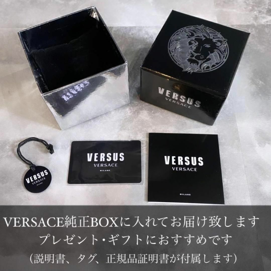 VERSACE(ヴェルサーチ)の新品ヴェルサス/ヴェルサーチ メンズ腕時計シルバー/ネイビー（濃紺）クロノグラフ メンズの時計(腕時計(アナログ))の商品写真