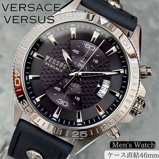 ヴェルサーチ 時計(メンズ)（シルバー/銀色系）の通販 82点 | VERSACE