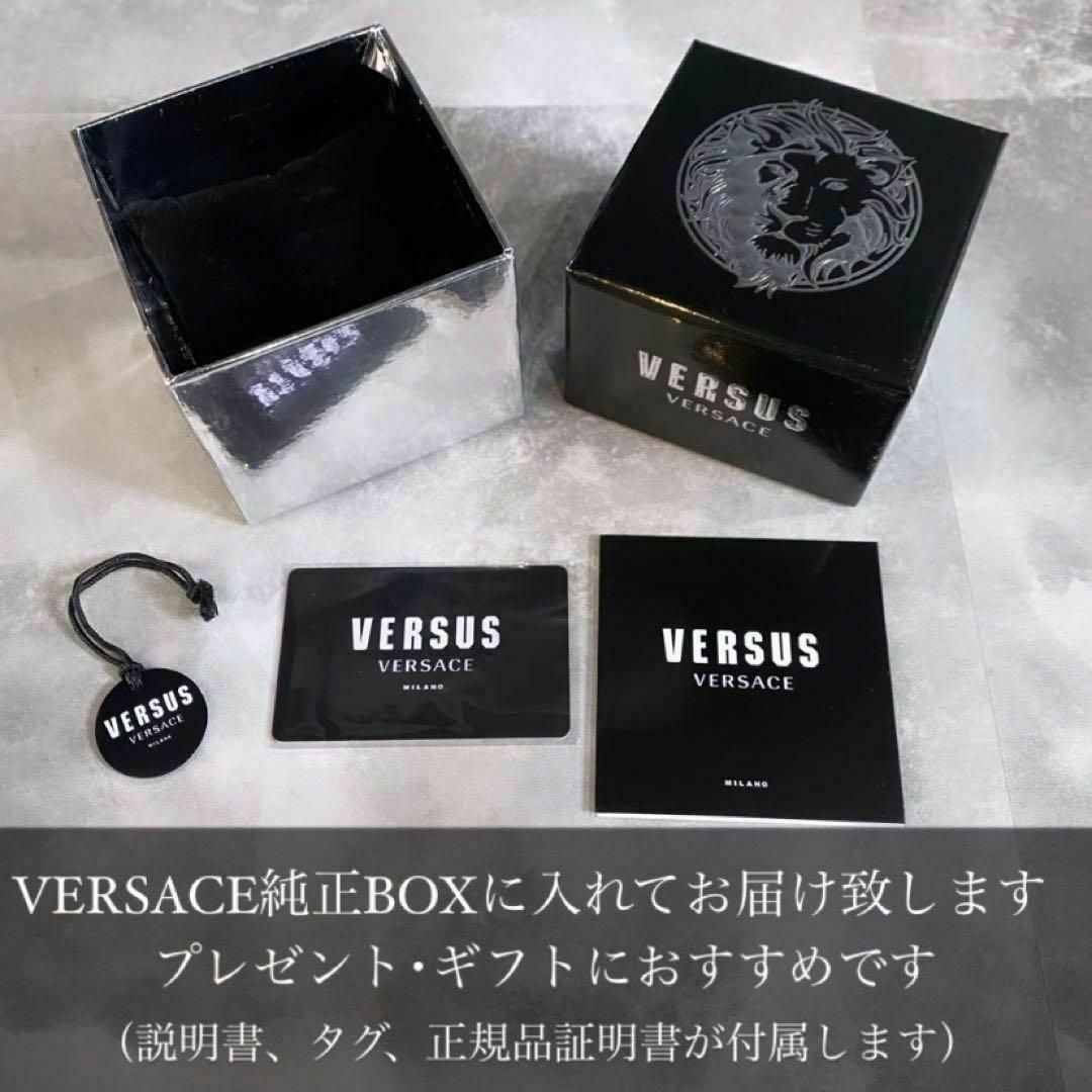 VERSACE(ヴェルサーチ)の新品 ヴェルサーチ ヴェルサス メンズ腕時計 ゴールド ブラック 人気ブランド メンズの時計(腕時計(アナログ))の商品写真