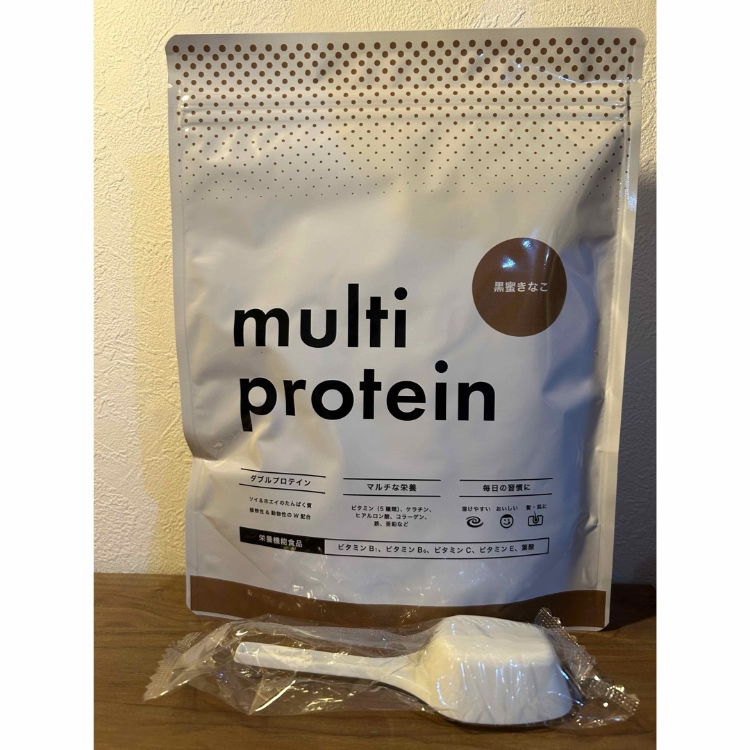 マルチプロテイン 黒蜜きなこ 240g×2 multi protein  食品/飲料/酒の健康食品(プロテイン)の商品写真