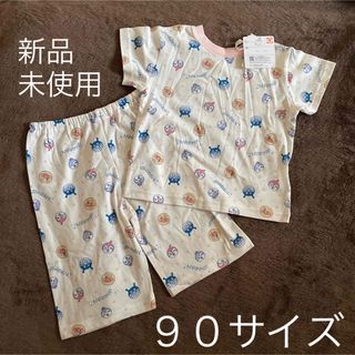 アンパンマン　セットアップ　ピンク　90cm   新品未使用品　半袖半ズボン(その他)