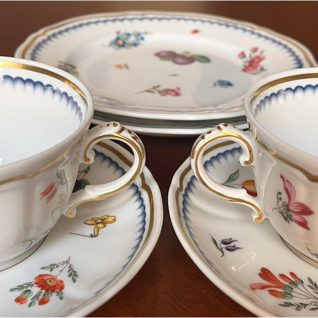 美品】リチャードジノリ☆イタリアンフルーツ☆トリオ ペア 美品】リチャードジノリ☆イタリアンフルーツ☆トリオ ペア