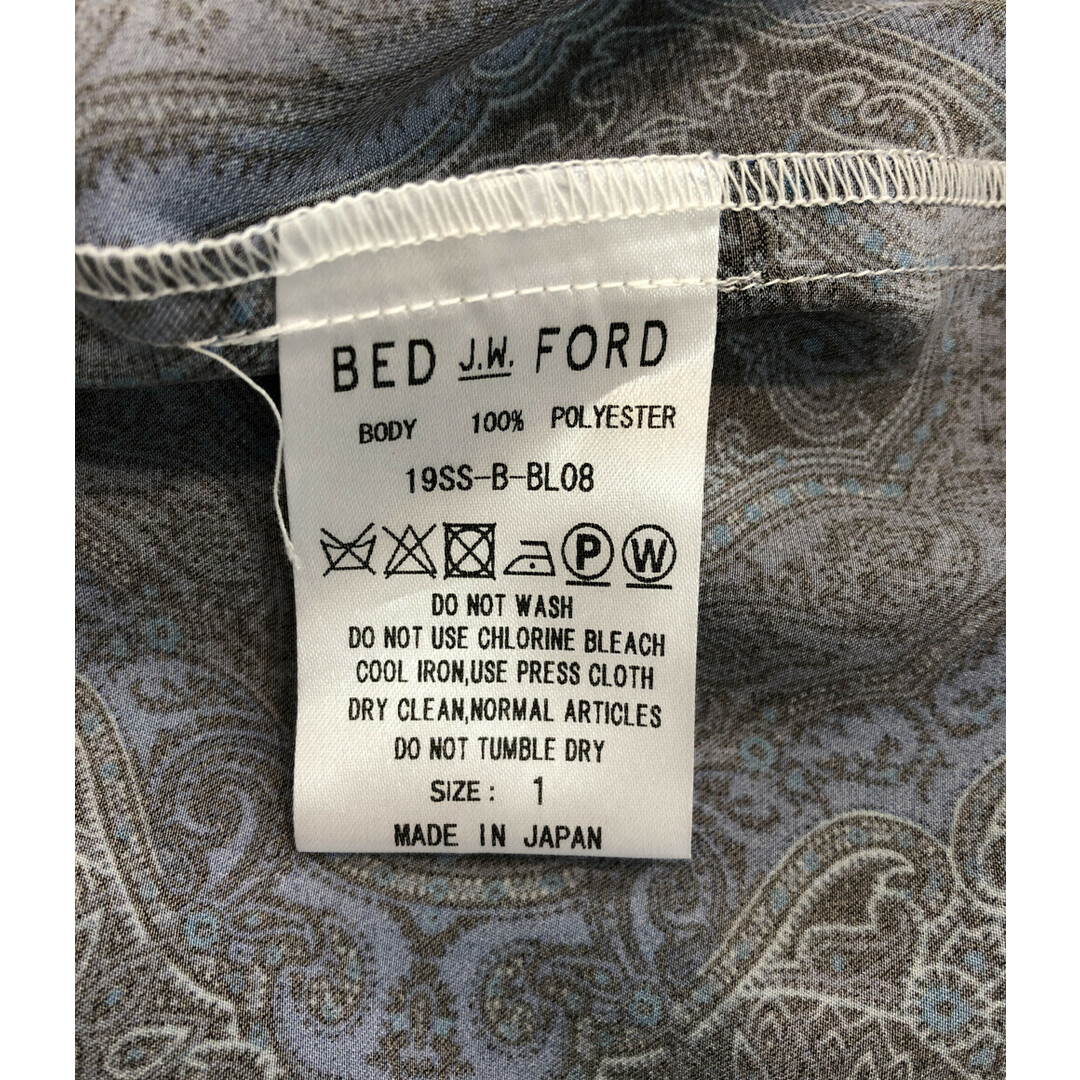 BED J.W. FORD(ベッドフォード)の美品 ベッドフォード BED JW FORD オープンカラーシャツ メンズ １ メンズのトップス(シャツ)の商品写真