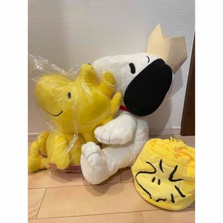 SNOOPY - SNOOPY スーパーラージ メガジャンボ ぬいぐるみ ウッド