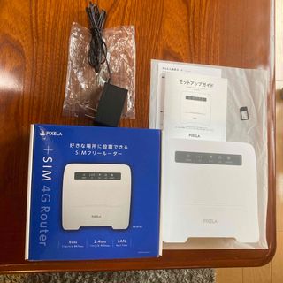 ピクセラ(PIXELA)のピクセラ LTE対応 SIMフリーホームルーター PIX-RT100(PC周辺機器)