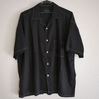 ジーンズファクトリー(JEANS FACTORY)のNoir_Fabrik ステッチ　シャツ ブラック(シャツ)