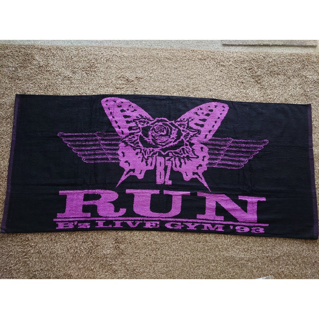 b'z LIVE GYM 1993 RUN ツアーグッズ タオル b'z LIVE GYM 1993 RUN ツアーグッズ タオル