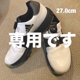 アディダス(adidas)の【中古】ゴルフ　シューズ　アディダス　BOA 27.0(シューズ)