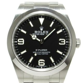 ロレックス(ROLEX)のロレックス 腕時計 エクスプローラー1 黒(その他)