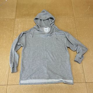 UNDERWRAPS 長袖 パーカー サイズM　無地グレー(パーカー)