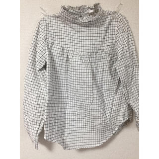 レトロガール(RETRO GIRL)のスタンドカラーチェックシャツ(シャツ/ブラウス(長袖/七分))
