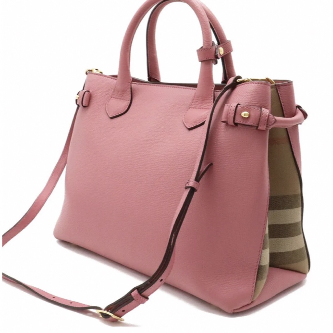 BURBERRY - バーバリーバナーバッグピンクの通販 by Qoo shop BURBERRY - バーバリーバナーバッグピンクの通販 by Qoo shop