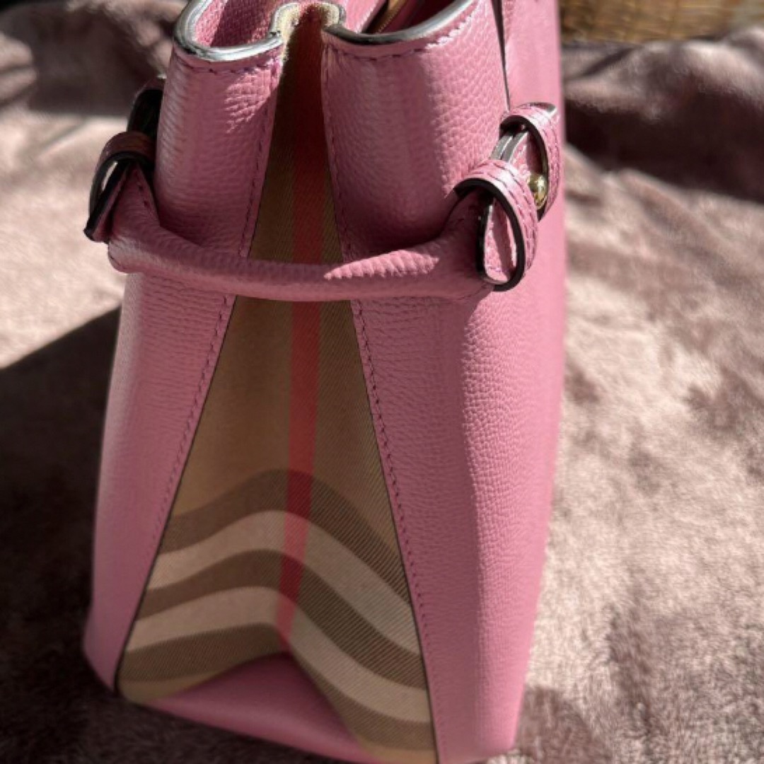 BURBERRY - バーバリーバナーバッグピンクの通販 by Qoo shop BURBERRY - バーバリーバナーバッグピンクの通販 by Qoo shop