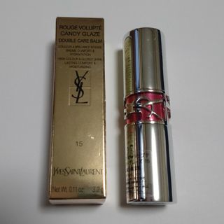 イヴサンローラン(Yves Saint Laurent)のルージュ ヴォリュプテ キャンディグレーズ 15(口紅)