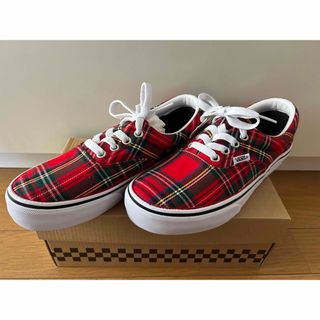 ヴァンズ(VANS)のvans スニーカー チェック柄 24cm(スニーカー)