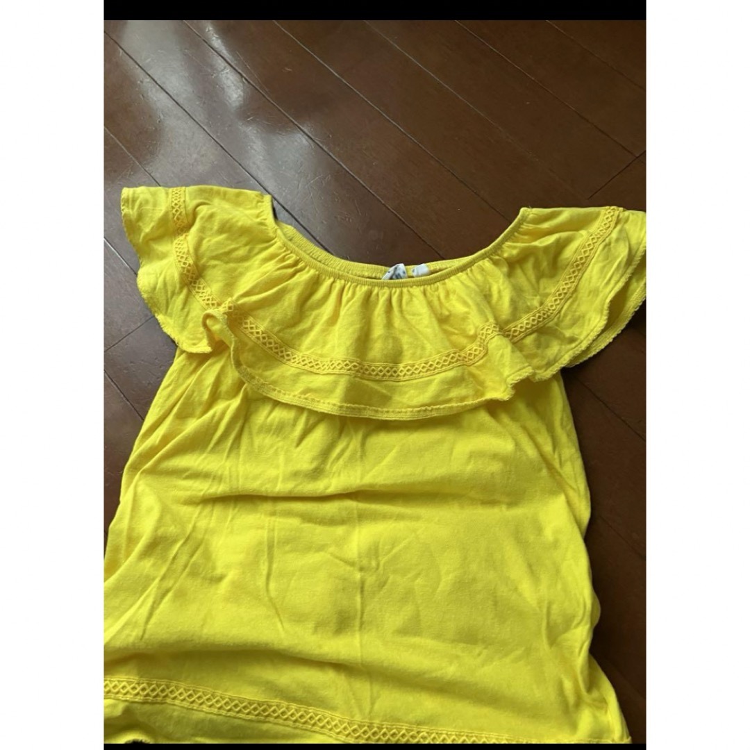 GAP Kids(ギャップキッズ)のgap kids 140 黄色カットソー キッズ/ベビー/マタニティのキッズ服女の子用(90cm~)(Tシャツ/カットソー)の商品写真