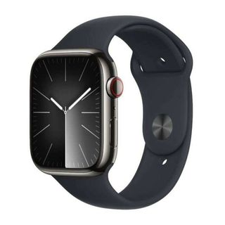 アップルウォッチ(Apple Watch)のアップル Apple Watch SERIES9 GPS + Cellularモデル MRMV3J/A 45mm グラファイト ステンレスケース スポーツバンド 【新品】 42402K113(その他)