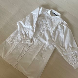 ザラ(ZARA)のZARA シャツワンピース　XS(ひざ丈ワンピース)