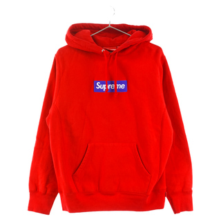 シュプリーム(Supreme)のSUPREME シュプリーム 17AW Box Logo Hooded Sweatshirt ボックスロゴプルオーバーパーカー レッド(パーカー)