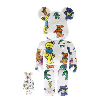 メディコムトイ(MEDICOM TOY)のMEDICOM TOY メディコムトイ BE@RBRICK Grateful Dead Dancing グレイトフルデッド ダンシング 100% &400% ベアブリック フィギュア マルチカラー(その他)