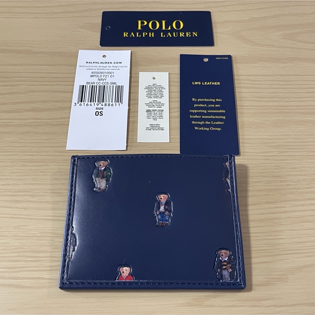 POLO RALPH LAUREN(ポロラルフローレン)の新品ポロラルフローレン　カードケース メンズのファッション小物(名刺入れ/定期入れ)の商品写真