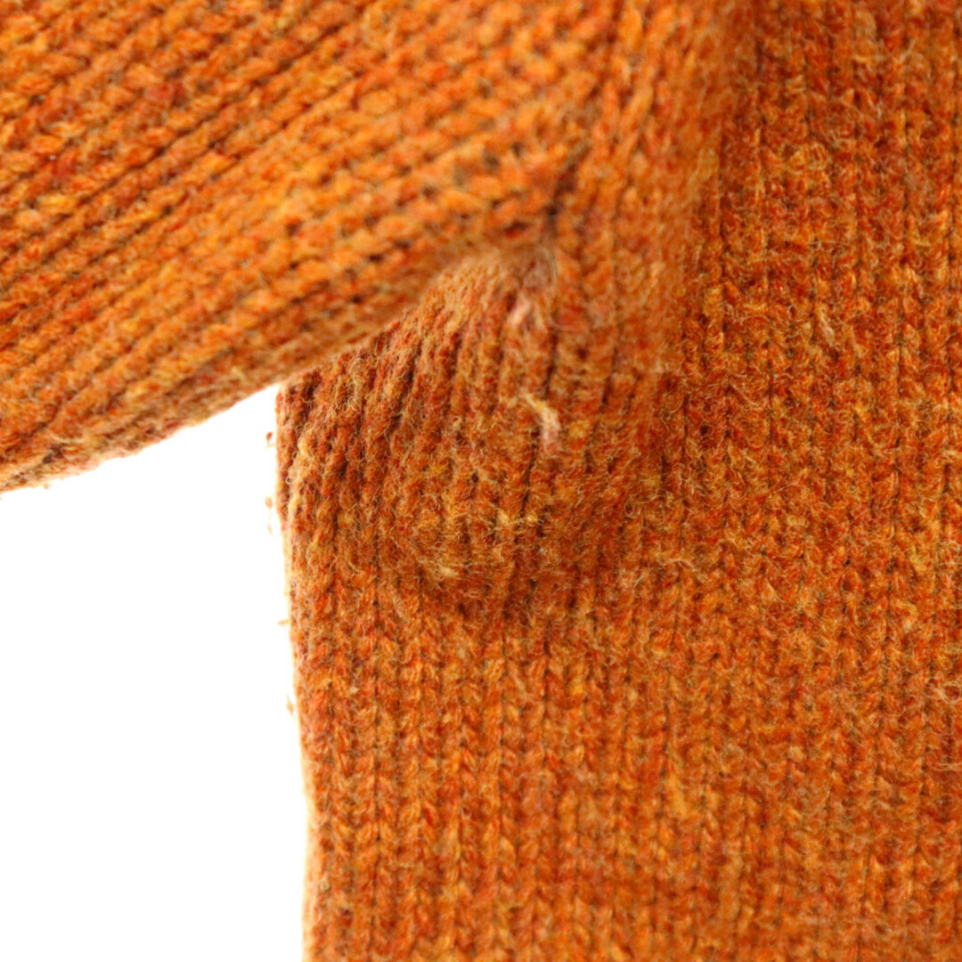 MLVINCE メルヴィンス ロゴ刺繍 ニット セーター オレンジ メンズのトップス(ニット/セーター)の商品写真
