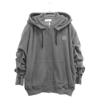 ファセッタズム(FACETASM)のFACETASM ファセッタズム 22AW SUPER BIG HOODIE TOF-SW-U01 スーパービッグジップアップパーカー グレー(パーカー)