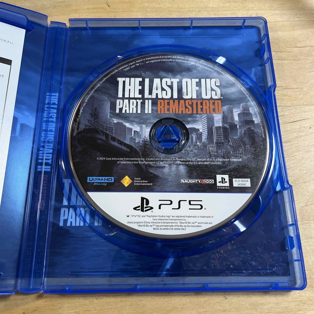 PlayStation(プレイステーション)のThe Last of Us Part II Remastered エンタメ/ホビーのゲームソフト/ゲーム機本体(家庭用ゲームソフト)の商品写真