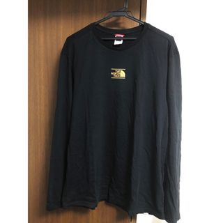 ザノースフェイス(THE NORTH FACE)の【海外限定】TNF メンズ　ロンT ブラック  US/M　日本サイズL(Tシャツ/カットソー(七分/長袖))