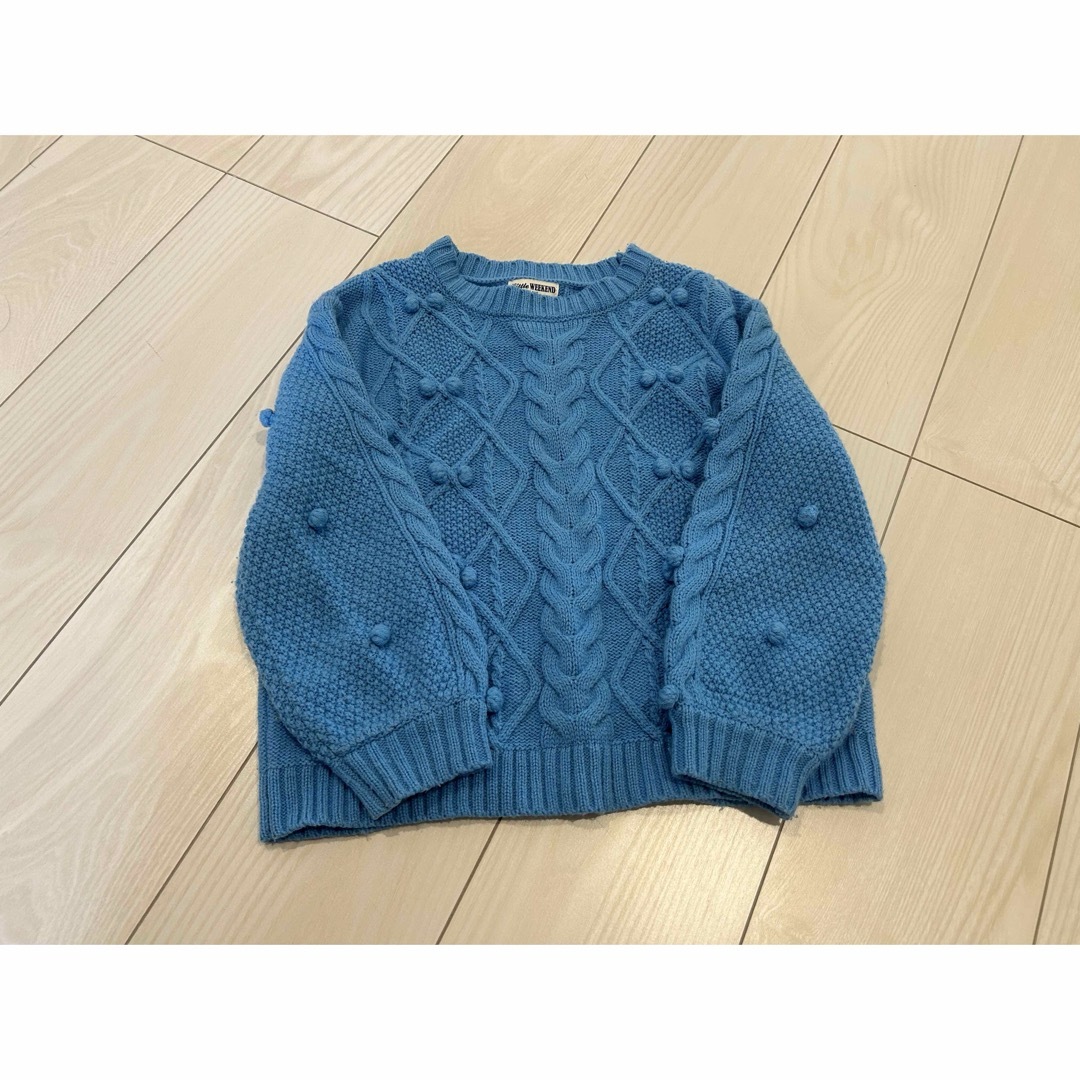 しまむら(シマムラ)のしまむら リトルウィークエンド ニット 110 キッズ/ベビー/マタニティのキッズ服女の子用(90cm~)(ニット)の商品写真