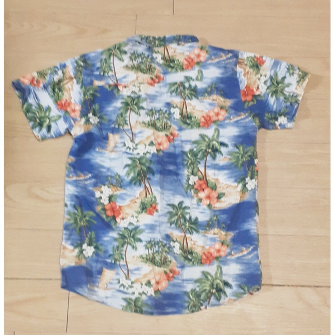 アロハシャツ　130 140 キッズ/ベビー/マタニティのキッズ服男の子用(90cm~)(Tシャツ/カットソー)の商品写真