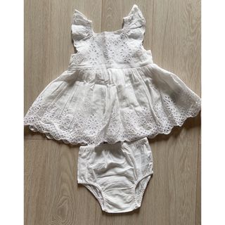 ベビーギャップ(babyGAP)のGAP ワンピース　夏　パンツ付き　3-6mounth 60(ワンピース)