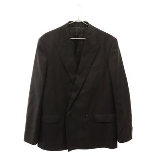 セリーヌ(celine)のCELINE セリーヌ by Hedi Slimane Striped Double Tailored Jacket バイエディスリマン ストライプダブルテーラードジャケット ブラック 2V77J138Q(テーラードジャケット)