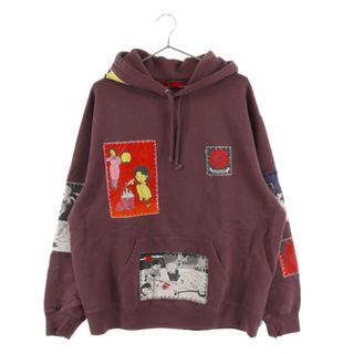 シュプリーム(Supreme)のSUPREME シュプリーム 20AW Toshio Saeki Hooded Sweatshirt 佐伯俊男 フーデッドスウェットシャツ パーカー ライトパープル(パーカー)