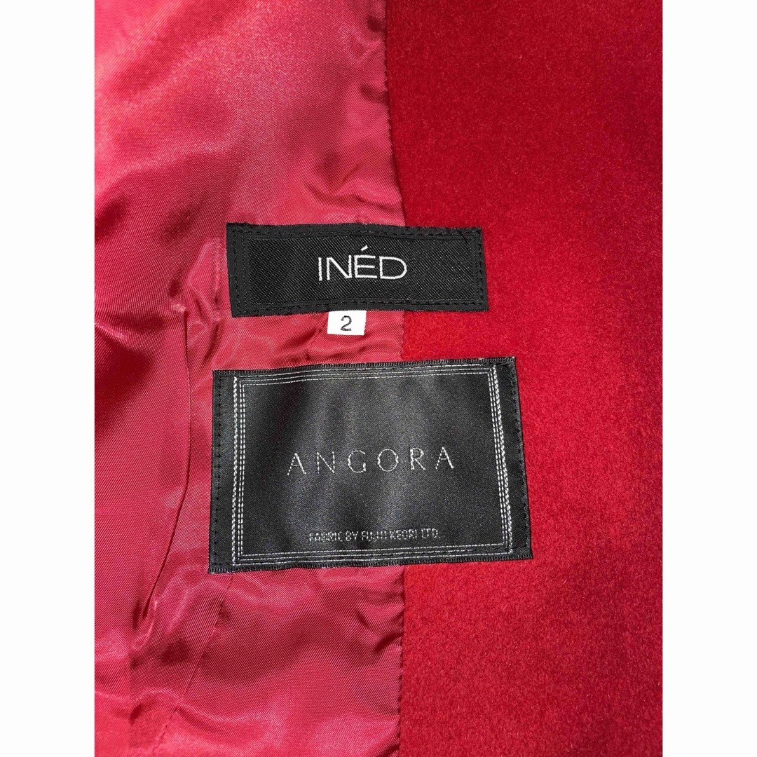 INED(イネド)のINED  イネド　ANGORA アンゴラ サイズ2 レディースのジャケット/アウター(その他)の商品写真