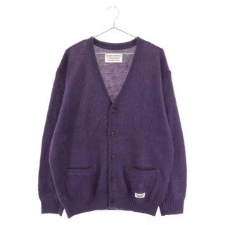 ワコマリア(WACKO MARIA)のWACKO MARIA ワコマリア 21AW MOHAIR KNIT CARDIGAN モヘアニットカーディガン パープル(カーディガン)