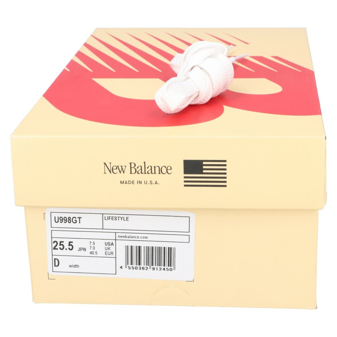 New Balance(ニューバランス)のNew Balance ニューバランス U998GT スエードローカットスニーカー グリーン US7.5/JP25.5cm メンズの靴/シューズ(スニーカー)の商品写真