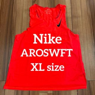 ナイキ(NIKE)のNike ナイキ　エアロスイフト ランニング　タンクトップ　XL ジム 陸上(陸上競技)