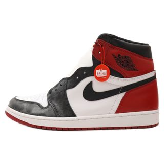 ナイキ(NIKE)のNIKE ナイキ AIR JORDAN1 RETRO HIGH OG BLACK TOE 555088-125 エアジョーダン1 ハイカットスニーカー ブラック/レッド つま黒US10/28.0cm(スニーカー)